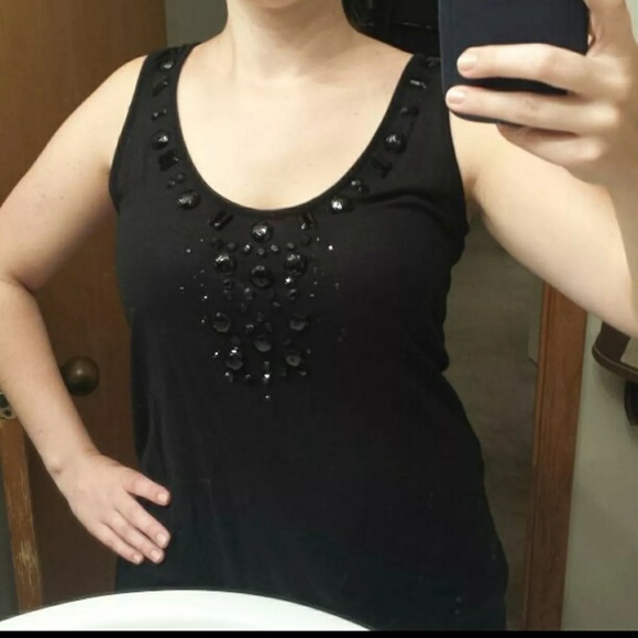 Black sparkly Express tank - Picture 5 of 5